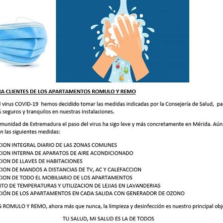 Apartamento Romulo Y Remo-Romulo Mérida Luaran gambar