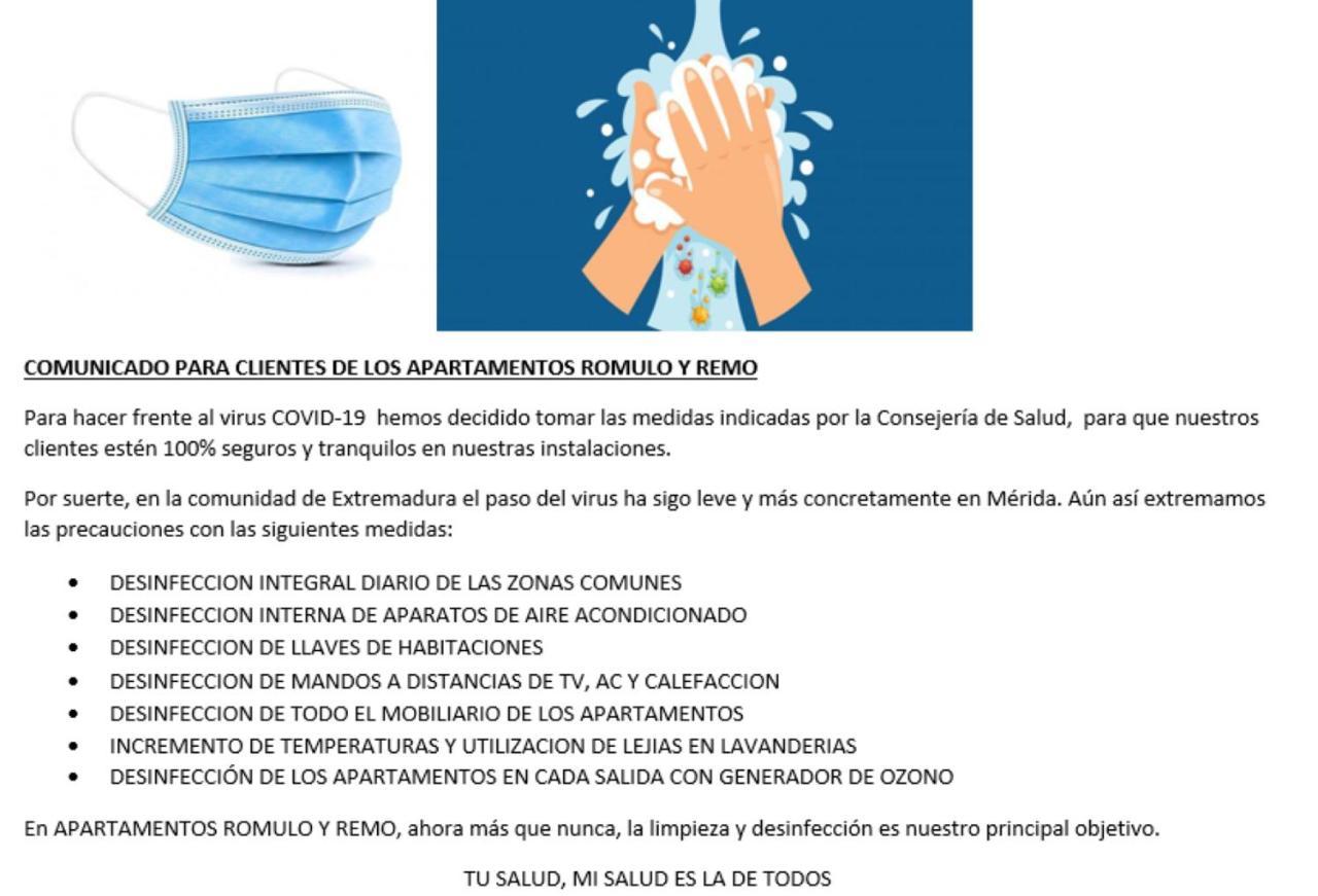 Apartamento Romulo Y Remo-Romulo Mérida Luaran gambar